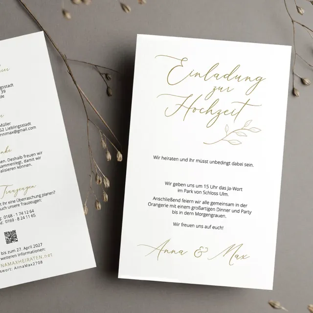 weddingstyle-anna-max-hochzeitseinladung-b6-ab-100-st-ck-mit-qr-code image 1