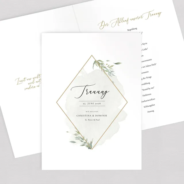 weddingstyle-greenery-kirchenheft-umschlag-pdf-vorlage image 1
