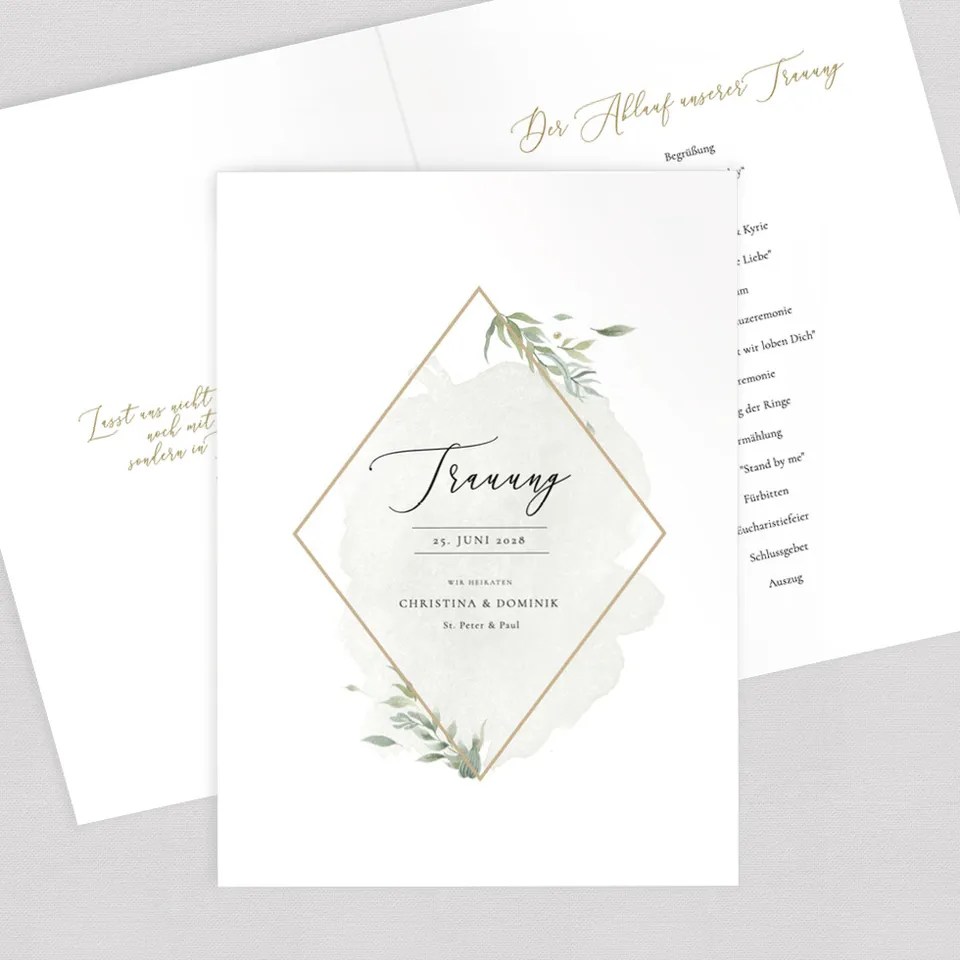 weddingstyle-greenery-kirchenheft-umschlag-pdf-vorlage image 1