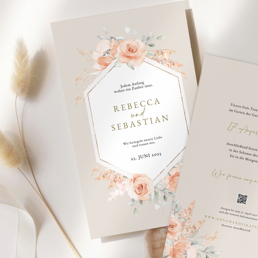 weddingstyle-hochzeitskarten-vorlage-pampas-flowers-einladungskarte image 1