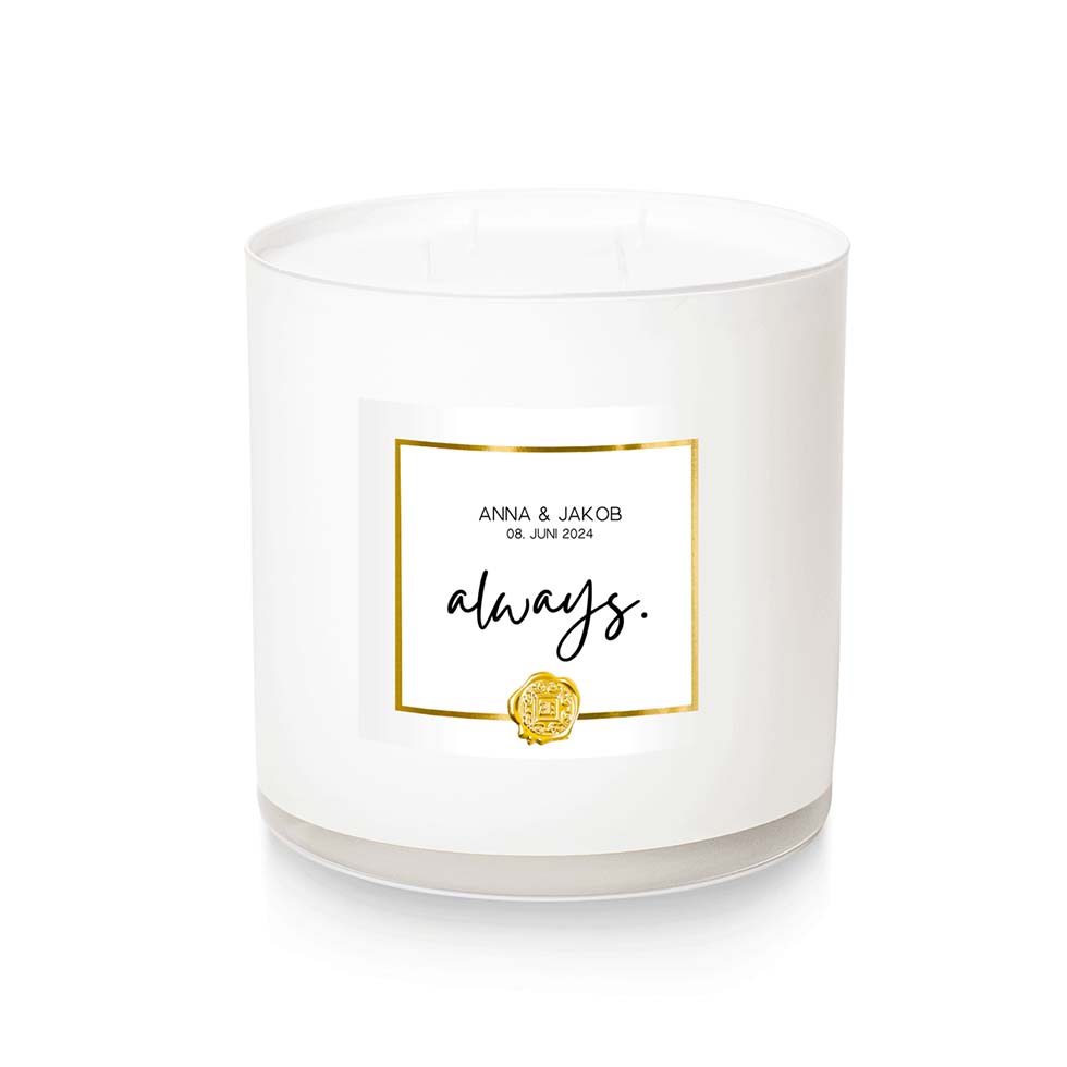 weddingstyle-trauung-ewige-kerze-always-gold-glas-personalisiert image 1
