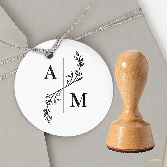 weddingstyle-hochzeitskarten-anemone-stempel-rund-40-mm-holz image 1