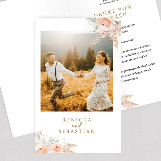 weddingstyle-pampas-flowers-dankeskarte-klappkarte-b6 image 1