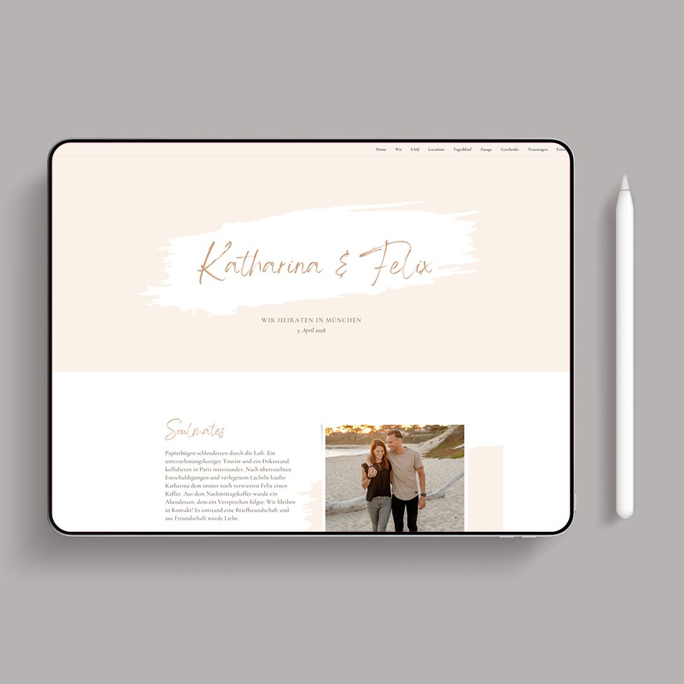 weddingstyle-polaroid-hochzeitswebseite-vorlage-canva-privat image 1