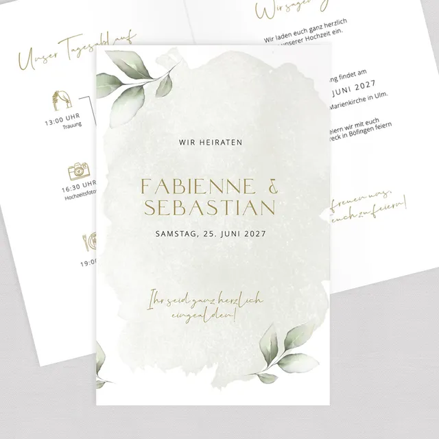 weddingstyle-sage-leaves-hochzeitseinladung-klappkarte-salbei image 1