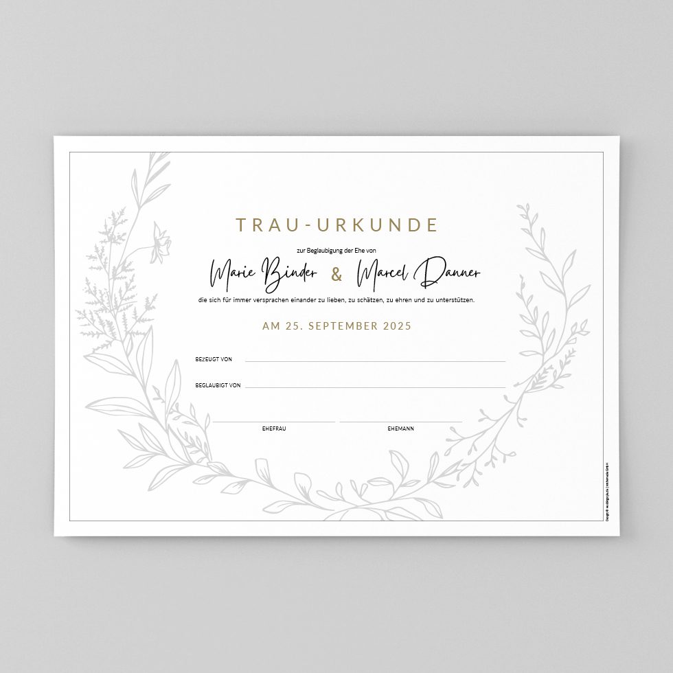 weddingstyle-trauung-trau-urkunde-bl-tterrahmen-zur-unterschrift image 1