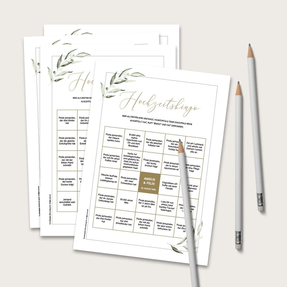 weddingstyle-olivenzweig-hochzeitsbingo-spielb-gen-40er-set image 1