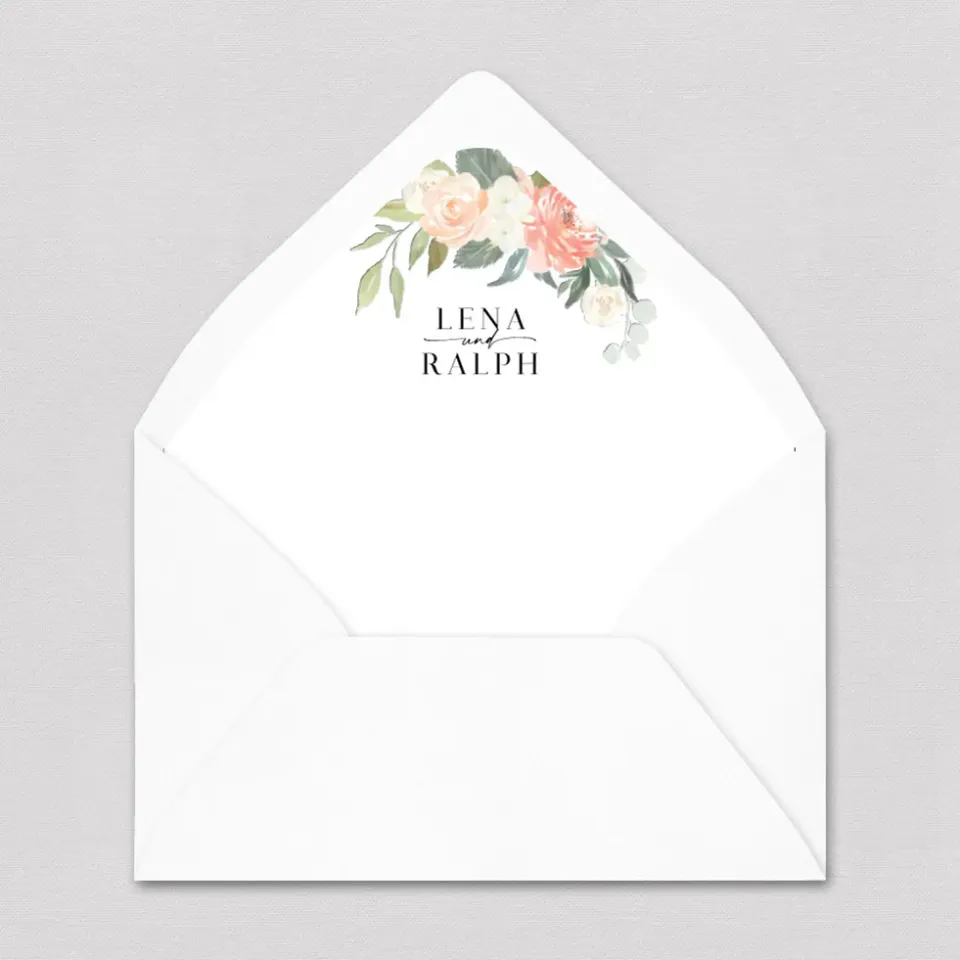weddingstyle-blumenmeer-briefumschlag-inlay-vorlage-a4 image 1