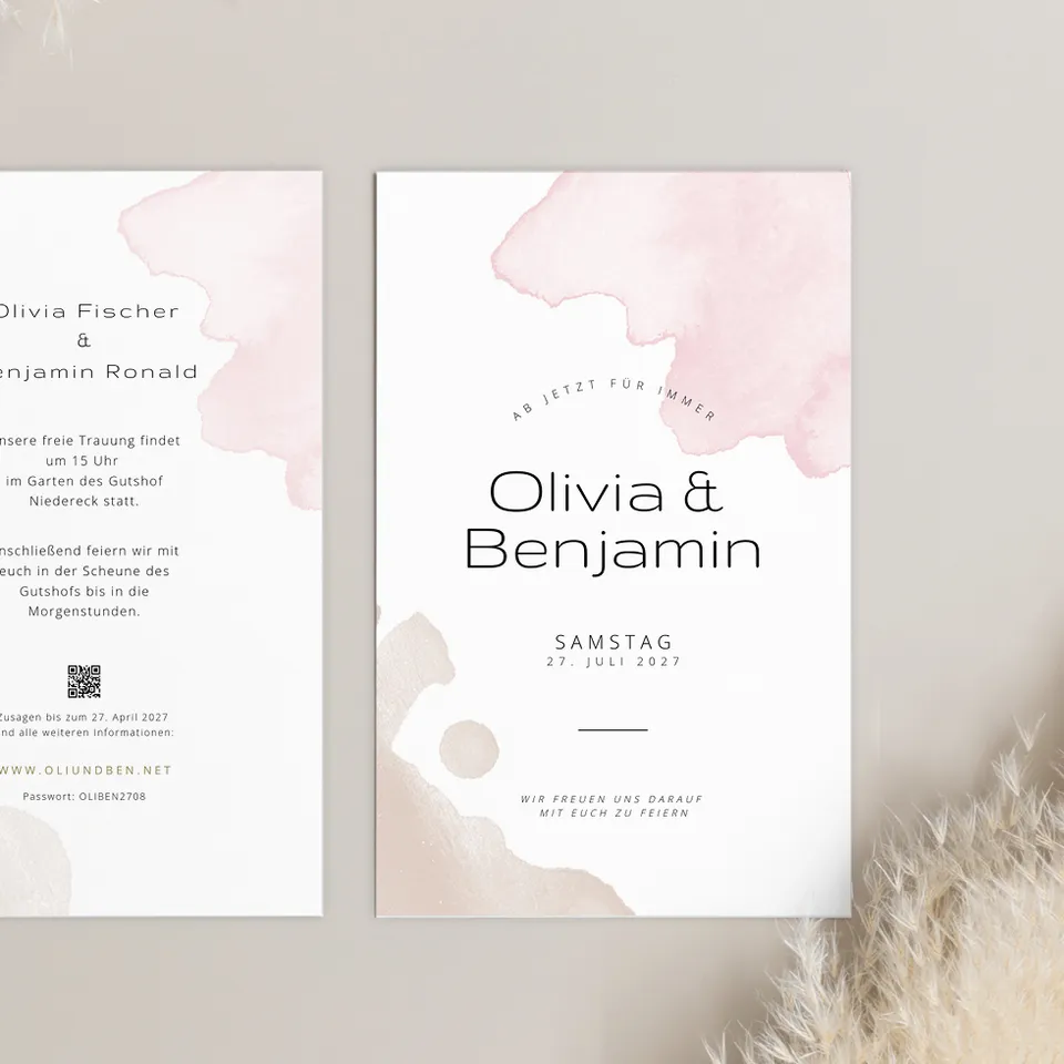 weddingstyle-hochzeitskarten-vorlage-fluid-einladungskarte-b6-modern image 1