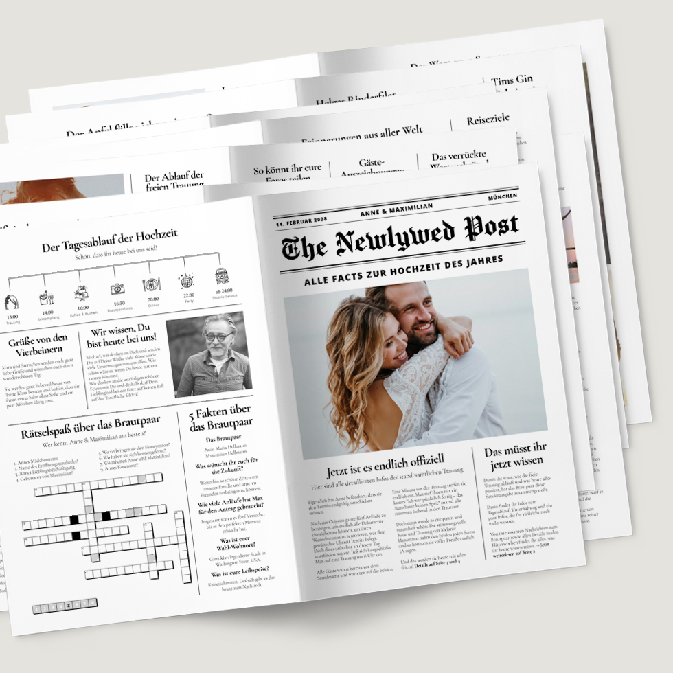 weddingstyle-spiele-tageszeitung-16-seiten-din-a4-pdf-vorlage image 2