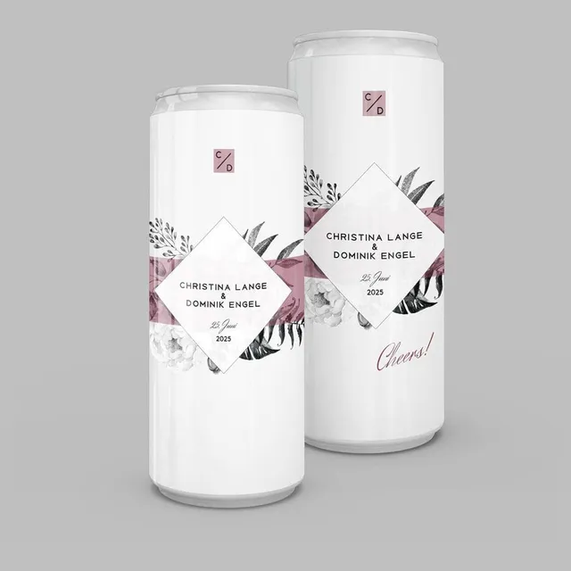 weddingstyle-sektempfang-getr-nkedose-botanical-personalisiert image 1