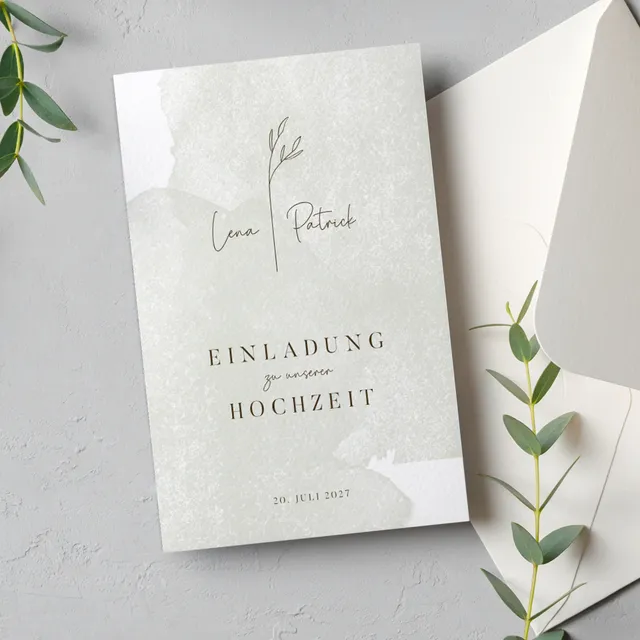 weddingstyle-hochzeitskarten-pistazienliebe-hochzeitseinladung-b6-ab-25-stk image 1