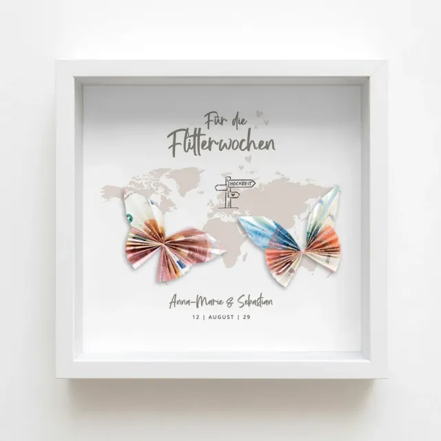 weddingstyle-geschenke-weltkarte-geldgeschenk-bilderrahmen-25x25 image 1