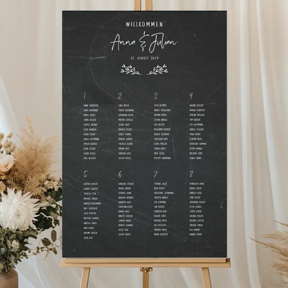 weddingstyle-sitzplan-tafel-vorlage-poster-tischkarten-set image 1