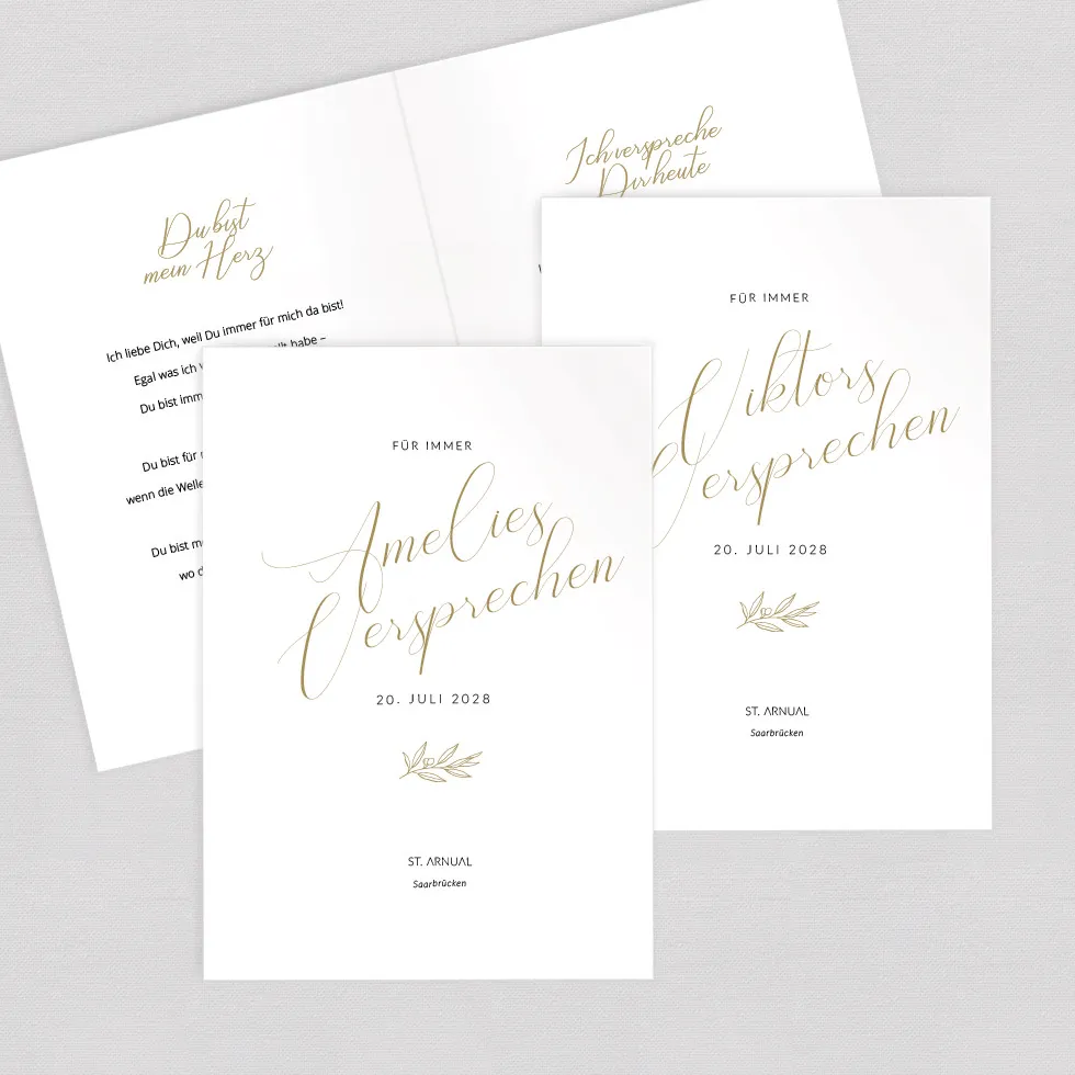 weddingstyle-elegant-branch-eheversprechen-hefte-2er-set-din-a5 image 1