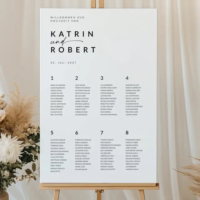 weddingstyle-feier-sitzplan-typographie-vorlage-plakat-tischkarten image 1