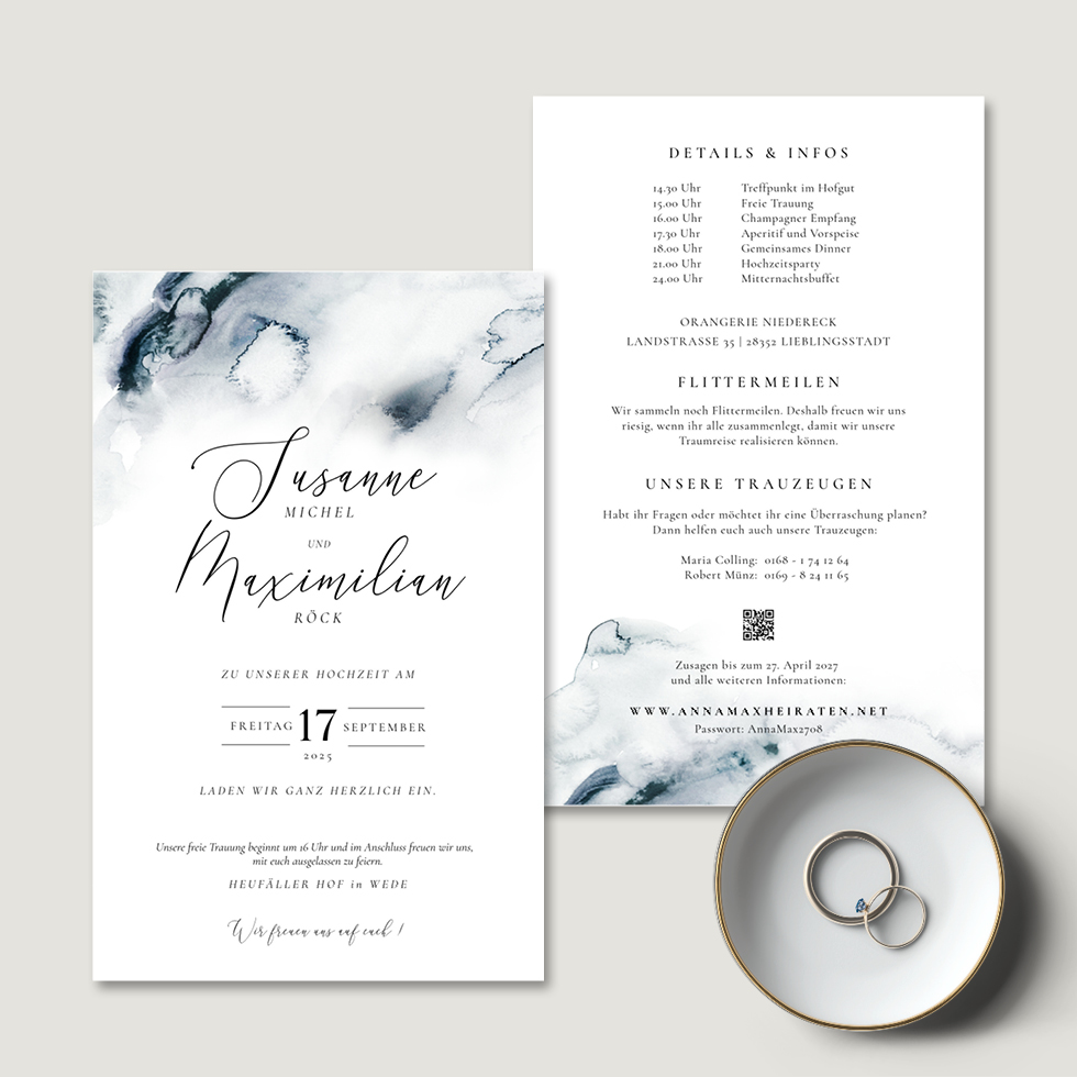 weddingstyle-navy-blue-hochzeitseinladung-vorlage-b6-digital image 2