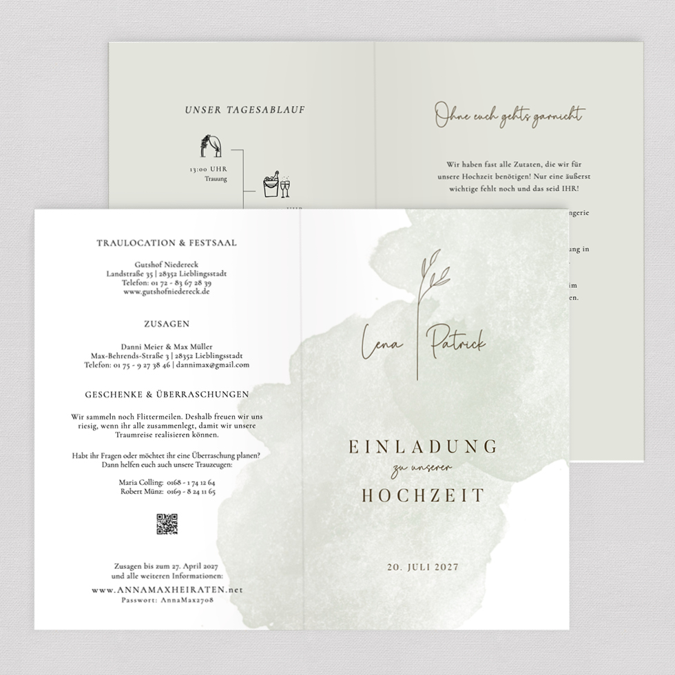 weddingstyle-hochzeitskarten-pistazienliebe-einladung-klappkarte-b6 image 2