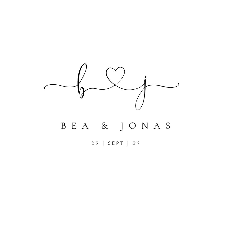 weddingstyle-hochzeitskarten-bea-jonas-hochzeitslogo-vorlage image 1