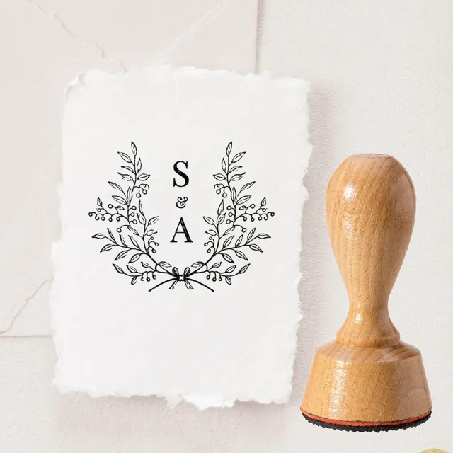 weddingstyle-hochzeitskarten-stempel-rund-holz-40-mm-personalisiert image 1
