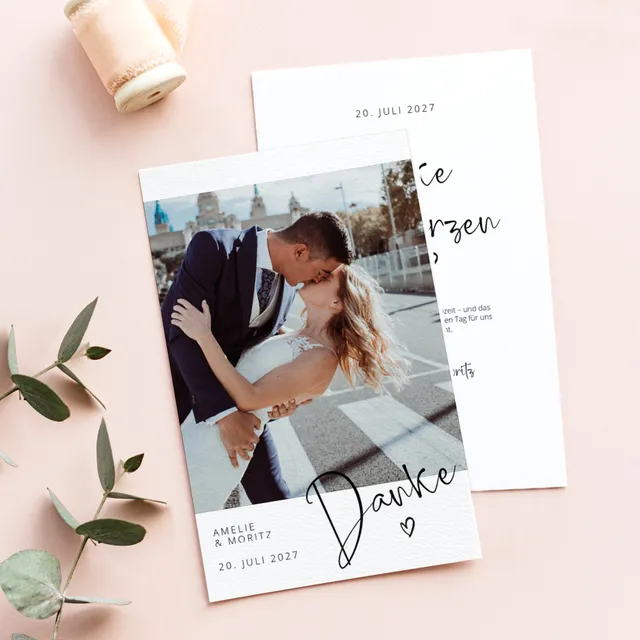 weddingstyle-polaroid-look-dankeskarte-dankeskarten-ab-25-st-ck image 1