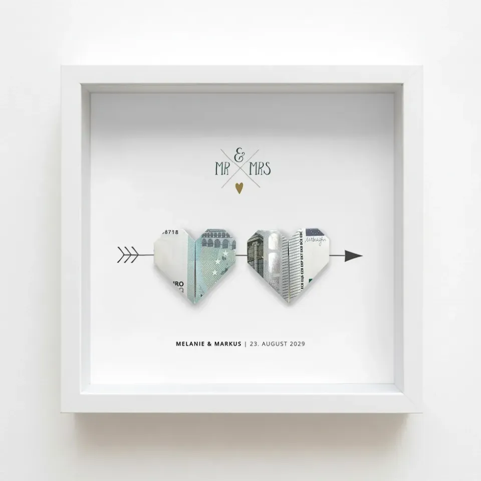 weddingstyle-geschenke-geldgeschenk-bilderrahmen-mit-herzen-25x25 image 1