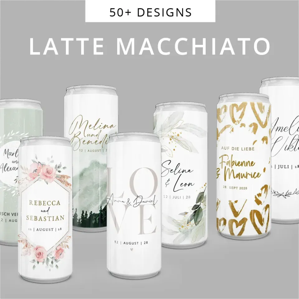 weddingstyle-sektempfang-latte-macchiato-dosen-individuell-mit-foto image 1