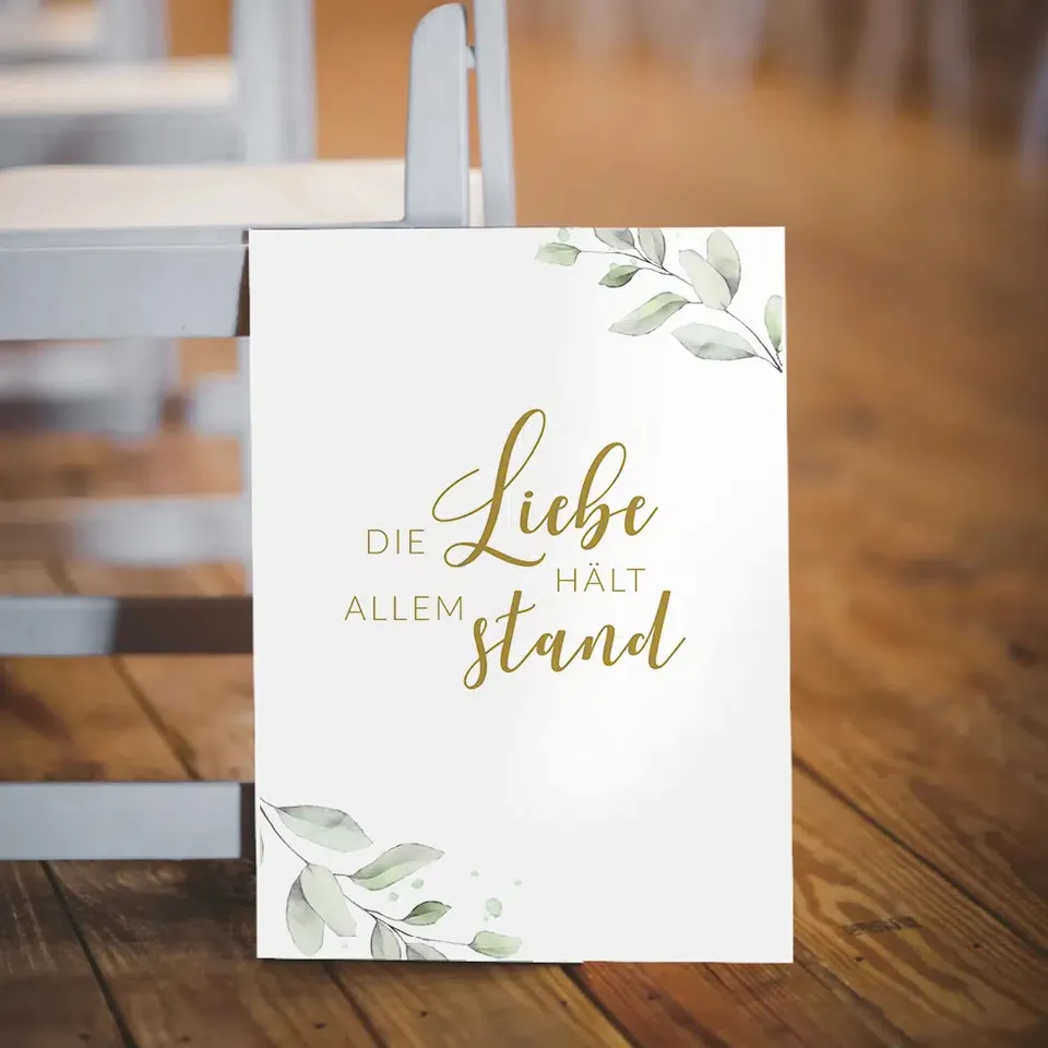 weddingstyle-trauung-dekoschild-eukalyptus-individuell-gestaltbar image 1