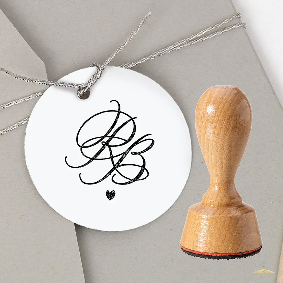 weddingstyle-stempel-hochzeit-kalligraphie-holzstempel-rund image 1
