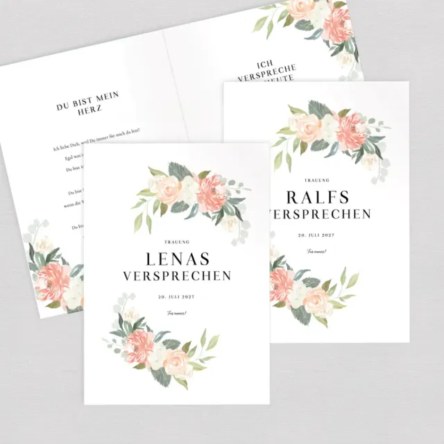 weddingstyle-trauung-blumenmeer-eheversprechen-hefte-2er-set image 1