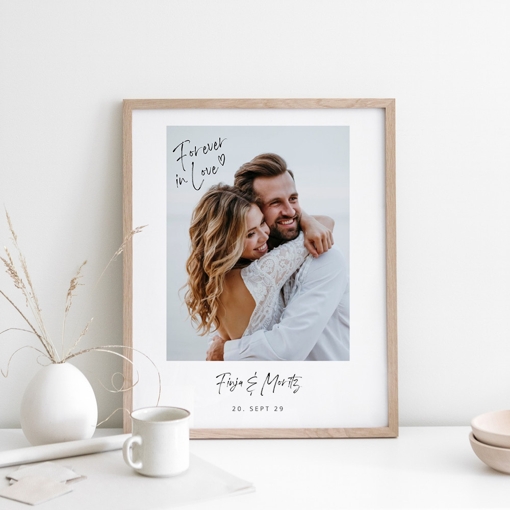 weddingstyle-foto-hochzeitsposter-geschenk-matt-260g image 1