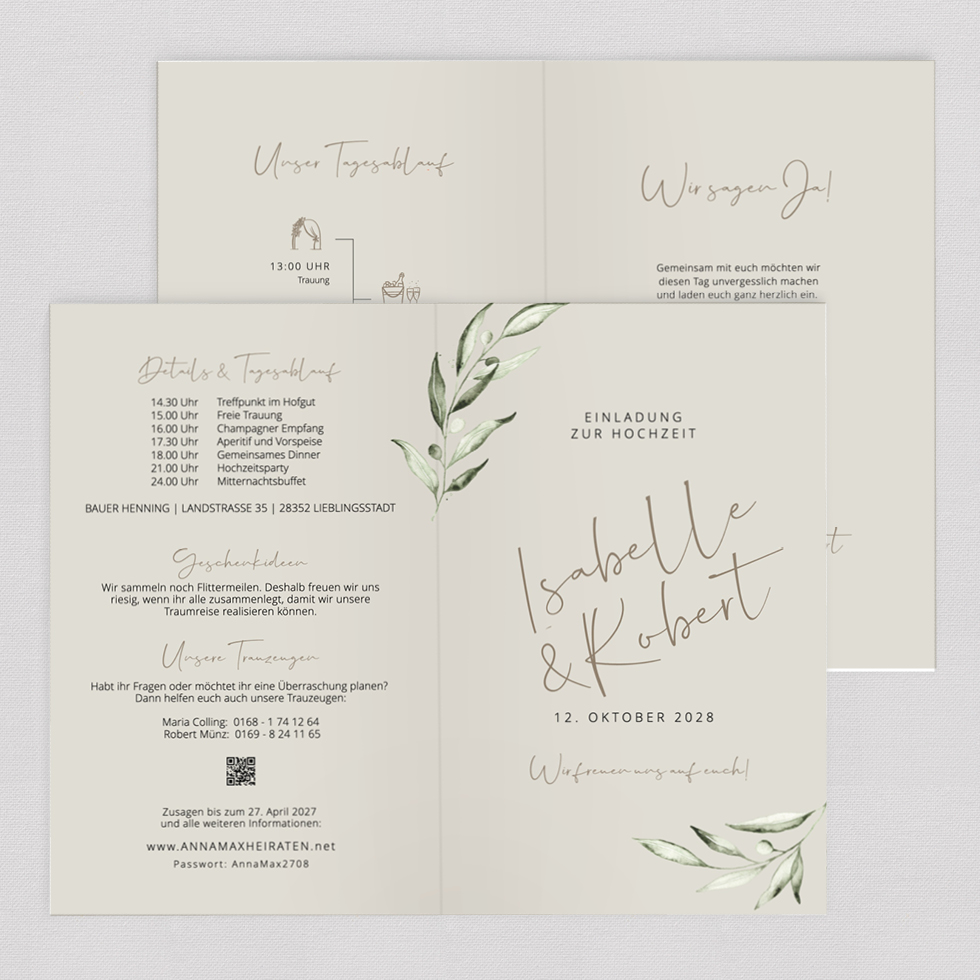 weddingstyle-mediterran-hochzeitseinladung-klappkarte-b6 image 2