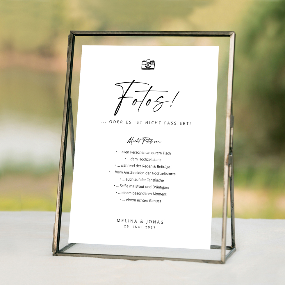 weddingstyle-feier-foto-aufgaben-schild-pure-fotopapier image 1