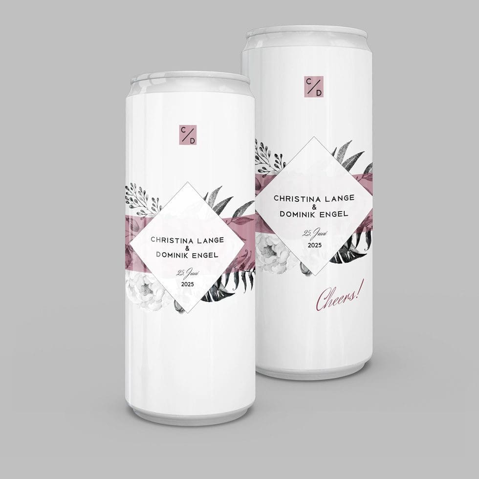 weddingstyle-sektempfang-getr-nkedose-botanical-personalisiert image 1