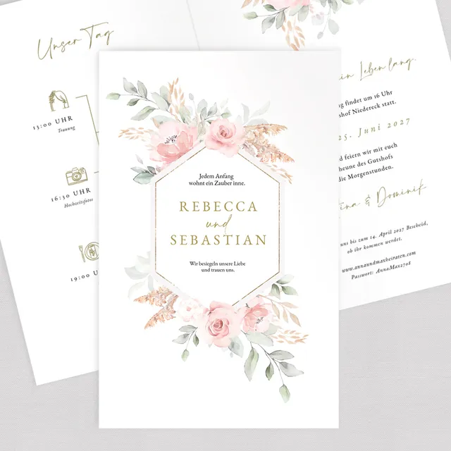 weddingstyle-hochzeitskarten-einladung-vorlage-pampas-peonies image 1