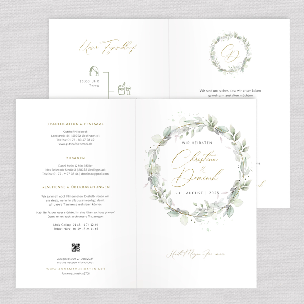 weddingstyle-hochzeitskarten-eukalyptuskranz-hochzeitseinladung-klappkarte-b6 image 2