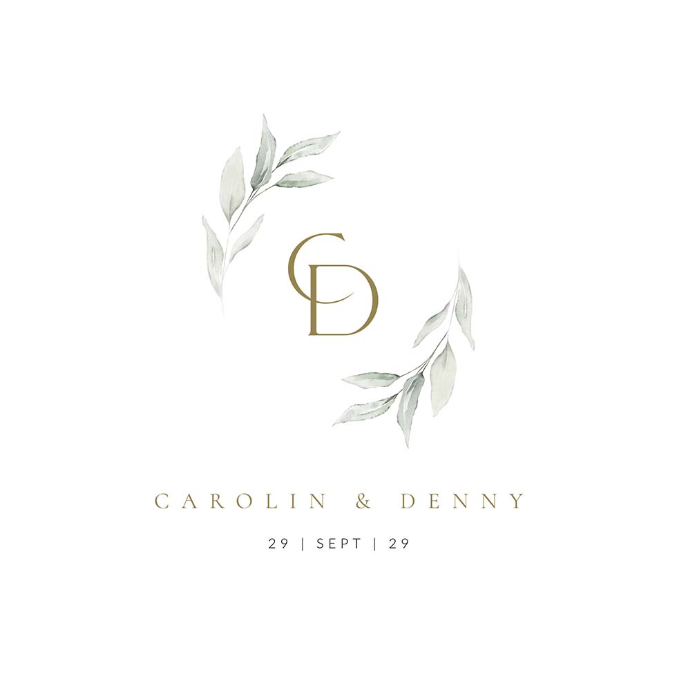 weddingstyle-carolin-denny-hochzeitslogo-download-transparent image 1