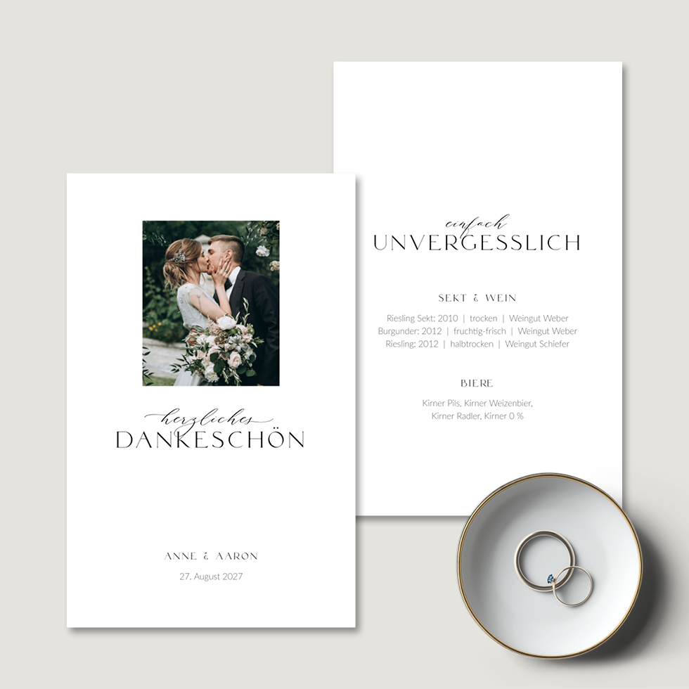 weddingstyle-modern-elegant-dankeskarte-hochzeit-set image 2