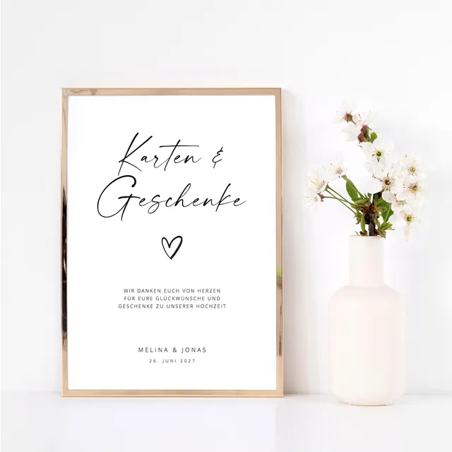 weddingstyle-feier-karten-geschenke-schild-hochzeit-deko image 1