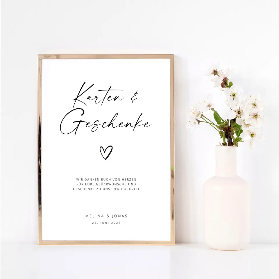 weddingstyle-feier-karten-geschenke-schild-hochzeit-deko image 1