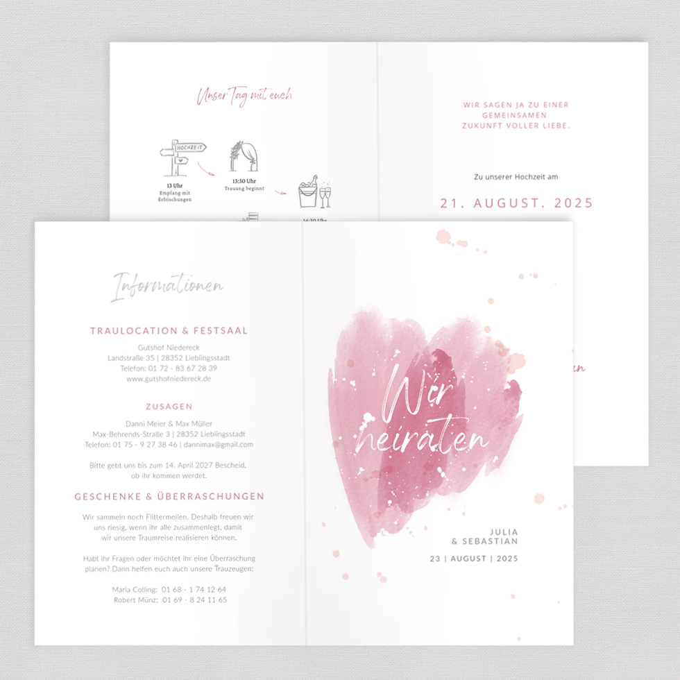 weddingstyle-hochzeitskarten-wasserfarbe-herz-einladung-b6 image 2