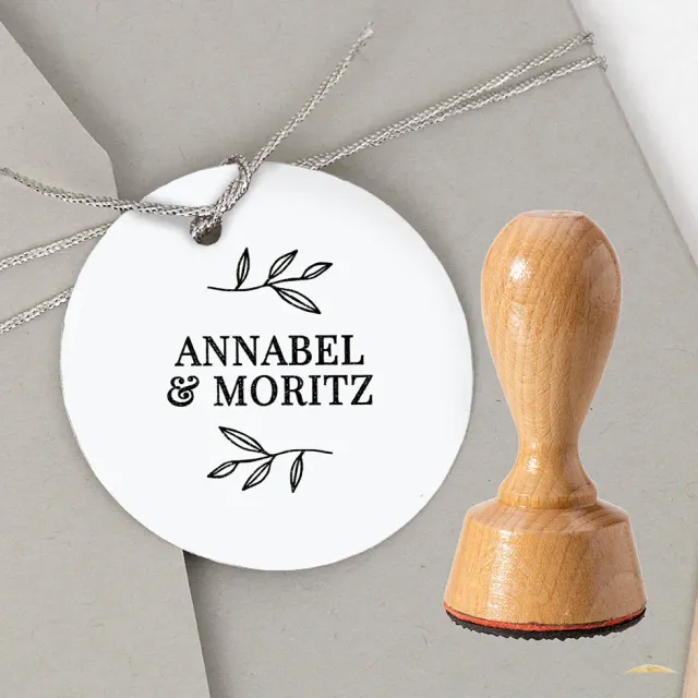 weddingstyle-hochzeitskarten-stempel-namen-eukalyptus-40-mm image 1