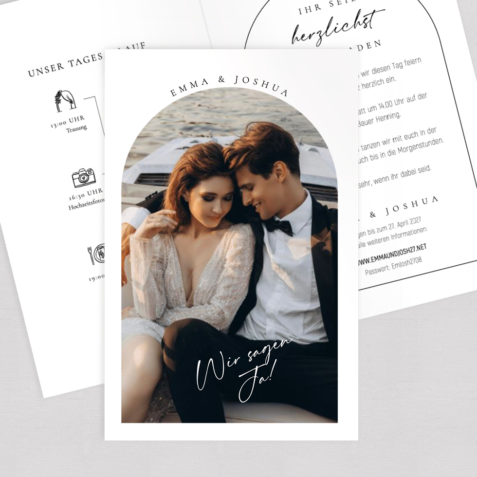 weddingstyle-venice-hochzeitseinladung-klappkarte-b6-personalisiert image 1