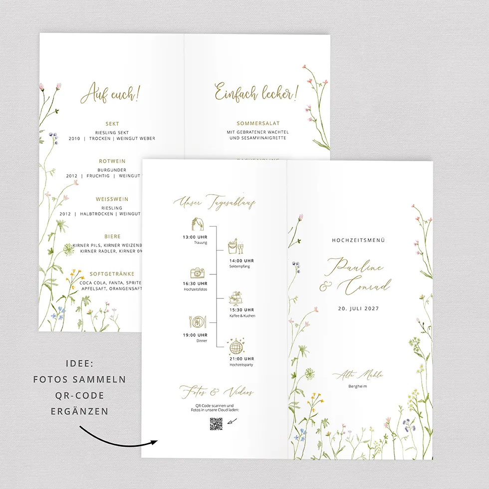weddingstyle-feier-men-karte-blumenwiese-klappkarte-102x200-mm image 2