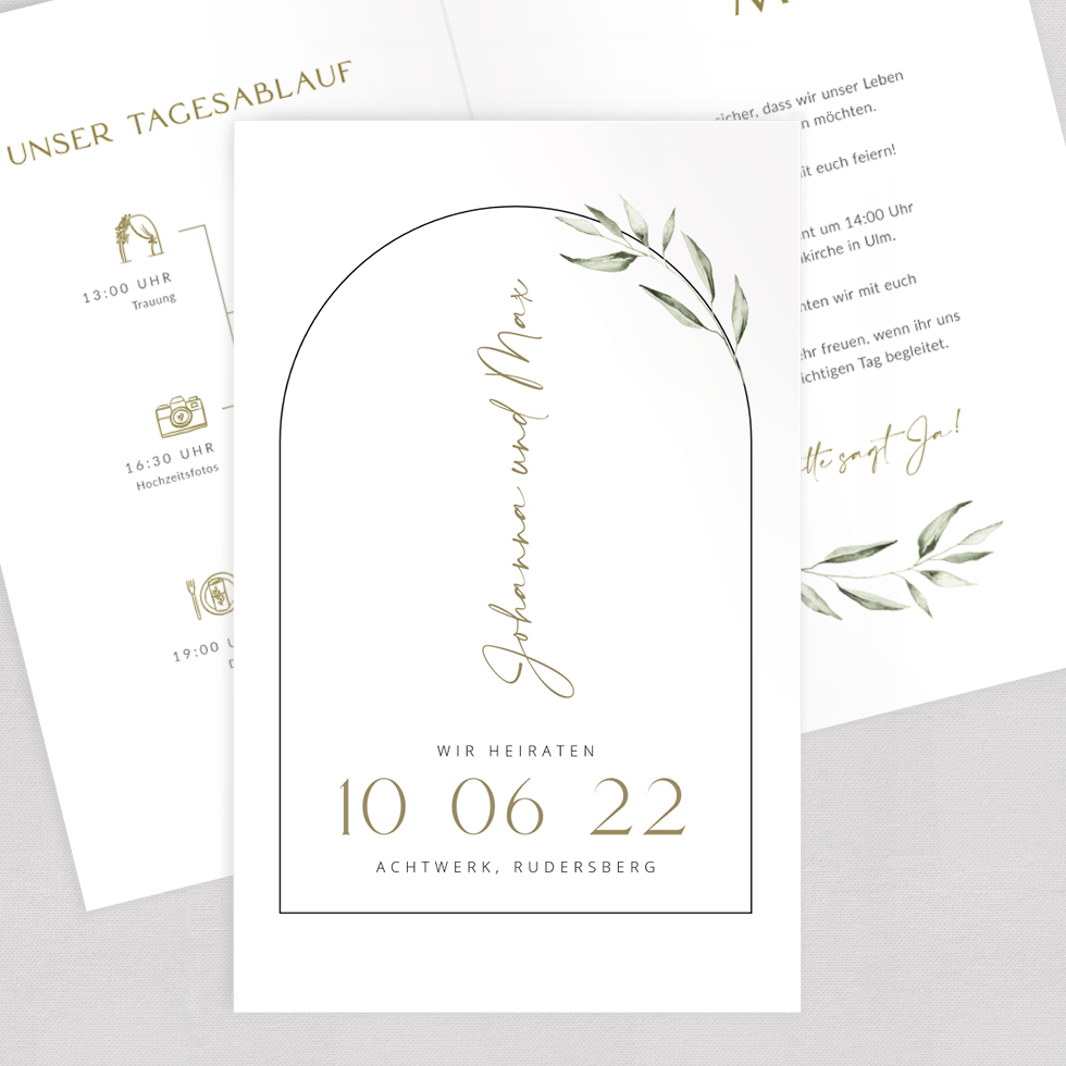 weddingstyle-hochzeitskarten-toskana-einladung-vorlage-b6-doppelseitig image 1