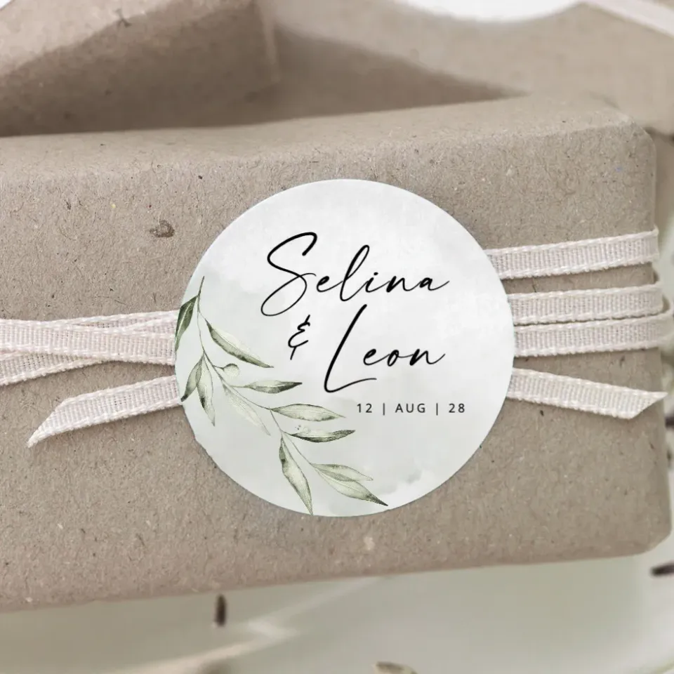 weddingstyle-hochzeitskarten-greenery-aufkleber-vorlage-personalisiert image 1