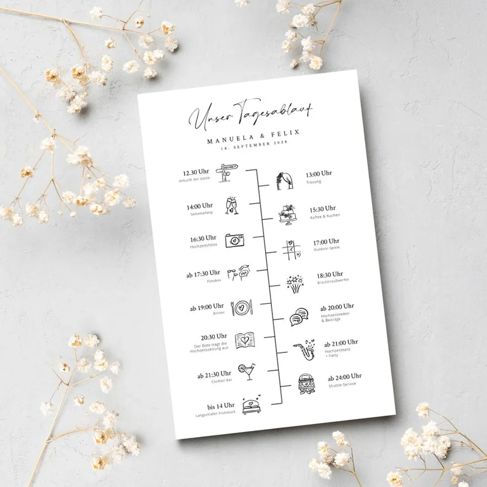 weddingstyle-feier-tagesablauf-karte-vorlage-download-timeline image 1