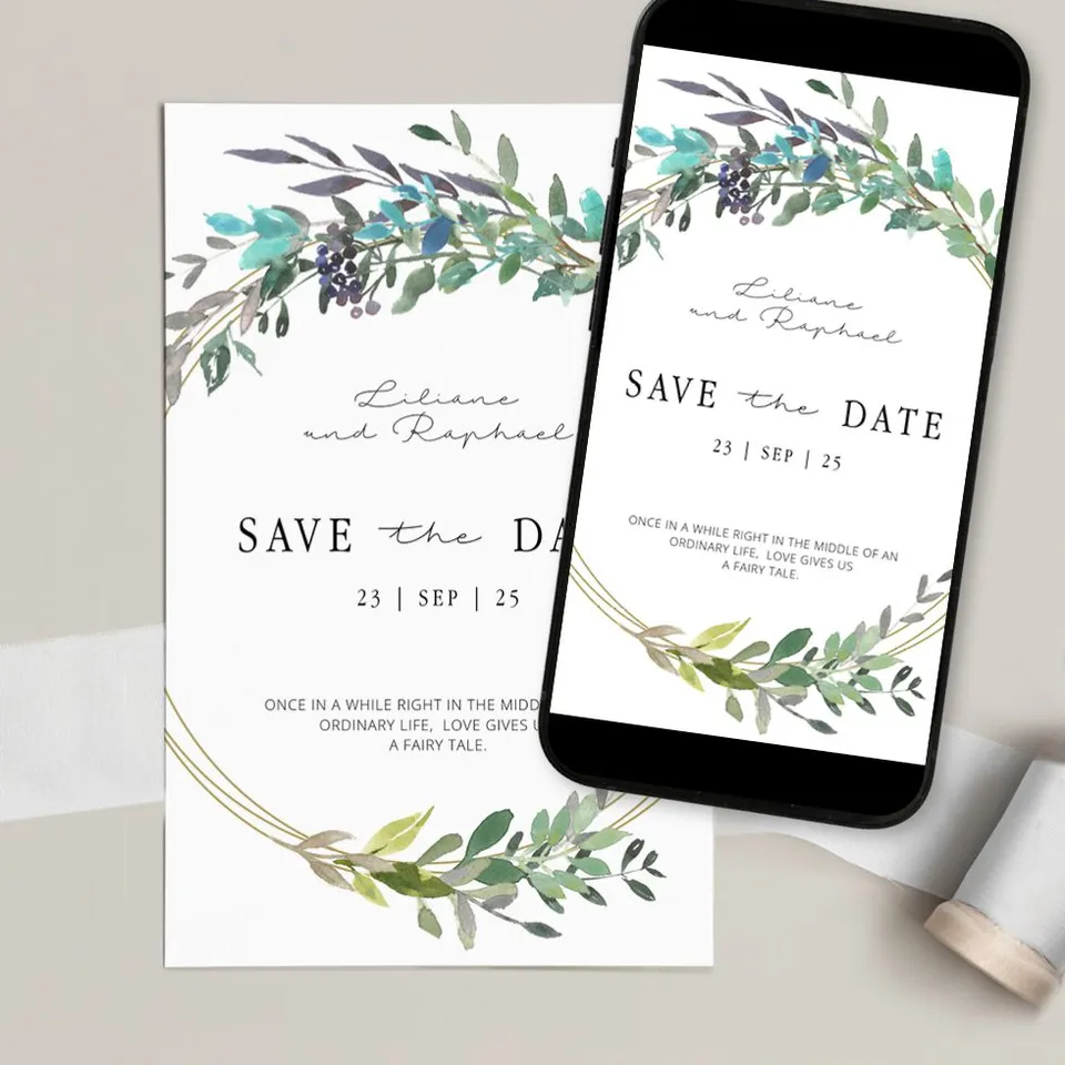 weddingstyle-hochzeitskarten-bohemian-save-the-date-karte-individuell image 1