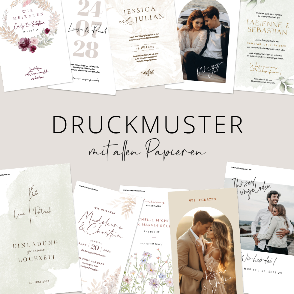 weddingstyle-hochzeitskarten-druck-papiermuster-musterset-300-g image 1