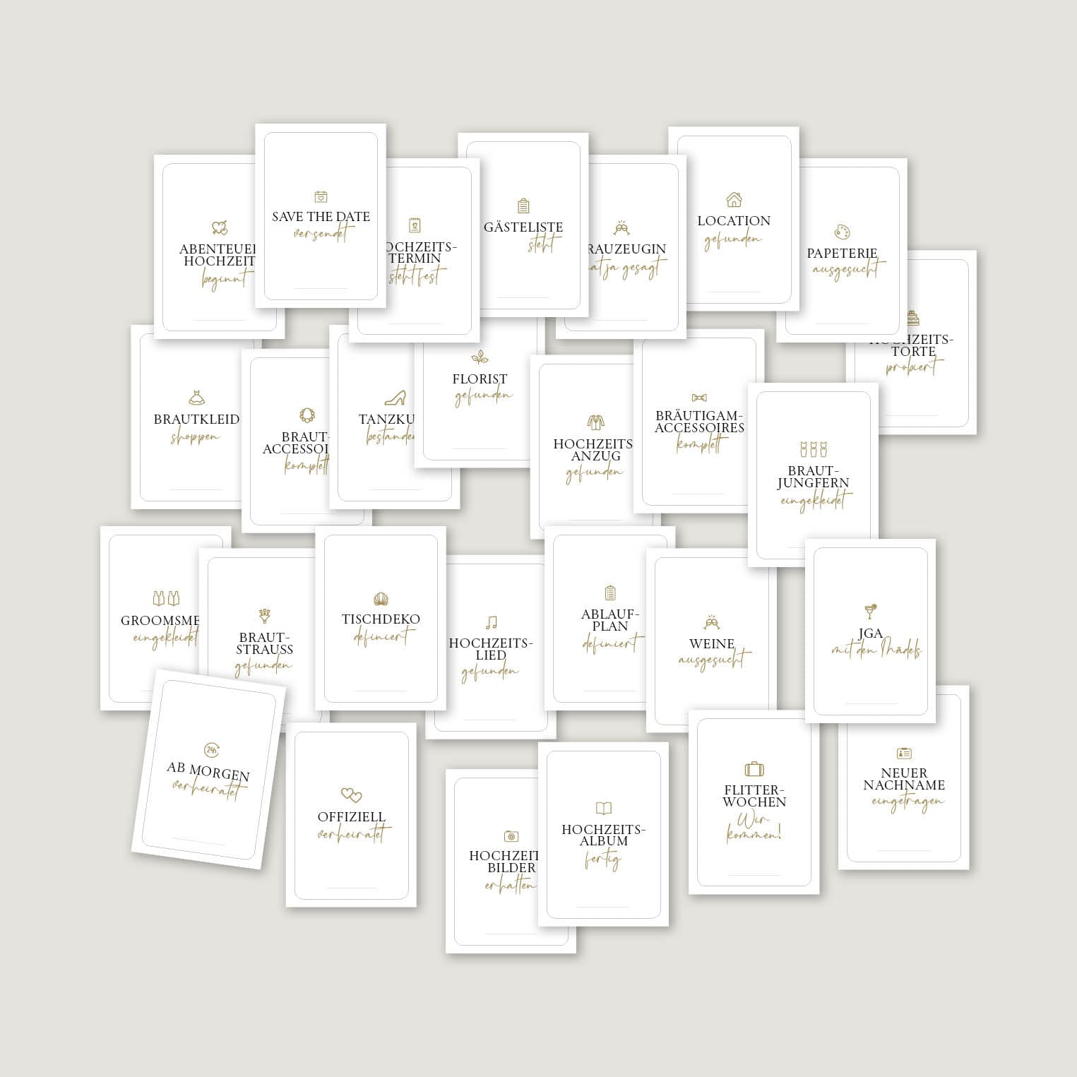 weddingstyle-hochzeitsplaner-68-meilenstein-karten-countdown-din-a6 image 2